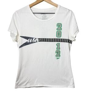 Ryan Lochte Vintage New Team Speedo Collection 2012 USA #1 Womens M